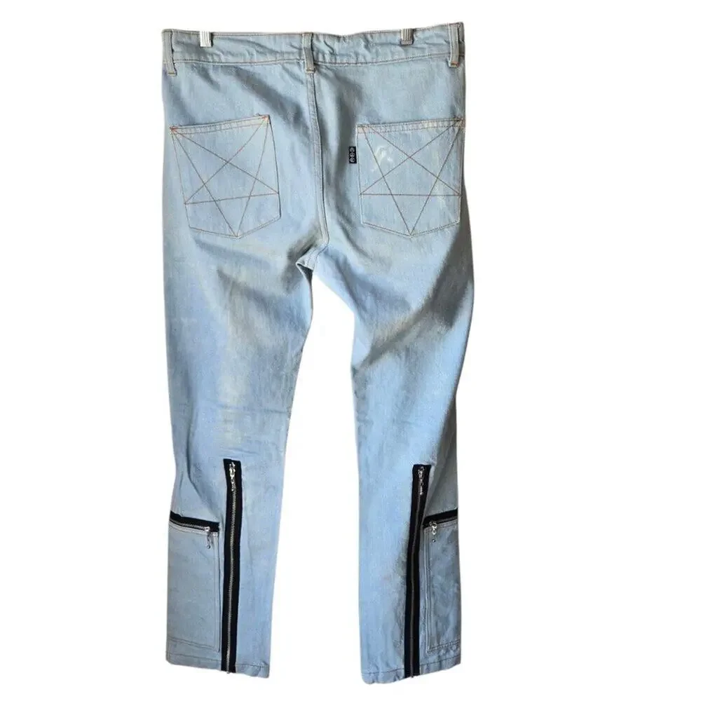 Midnight Studios by Shane Gonzalez Zipper Cargo Pants Size 34
